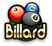 Billardspiel oder Poolbillard